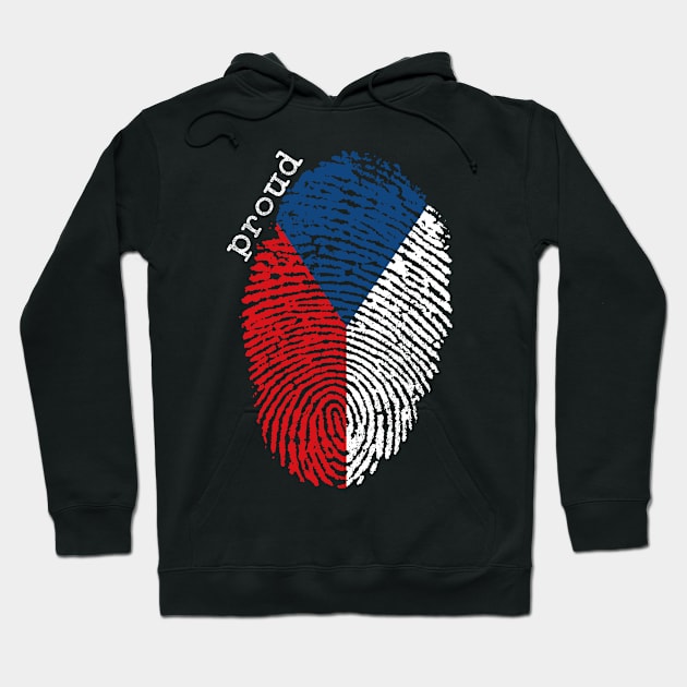 Czech Republic flag Hoodie by Shopx